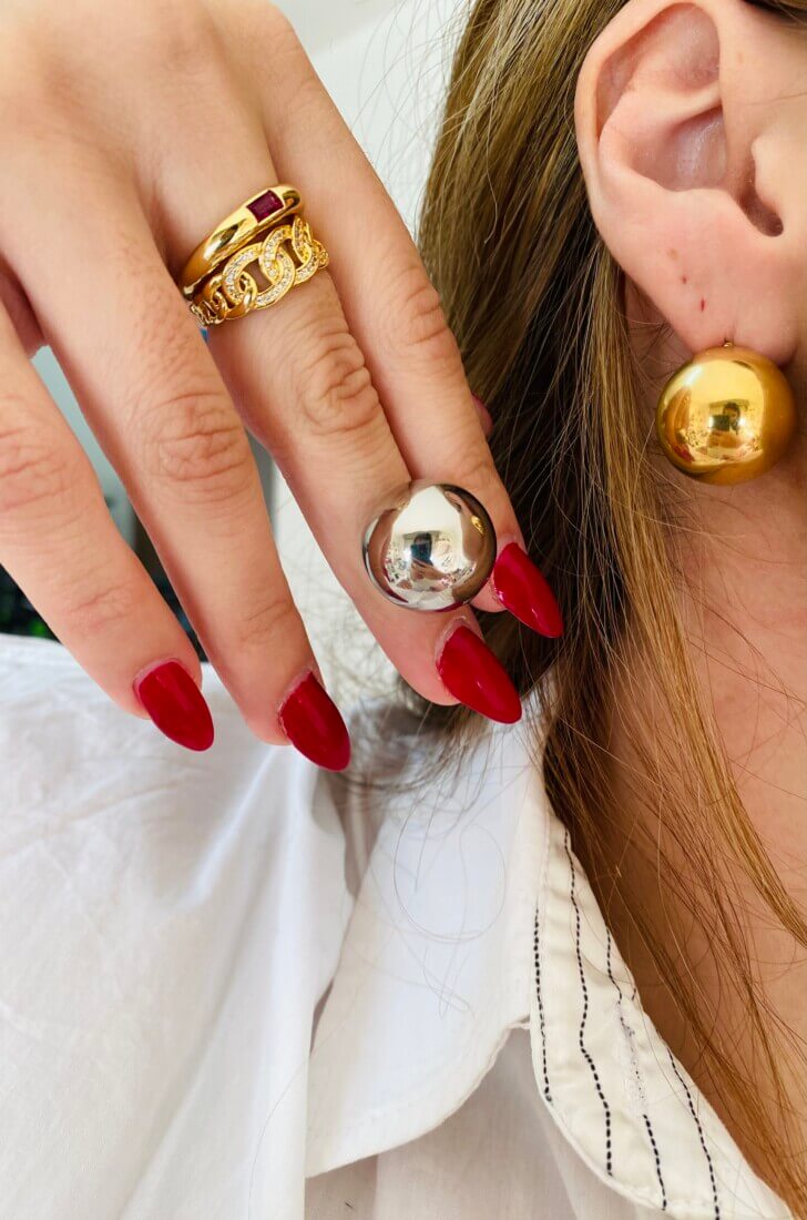 Miconi Silver Earring