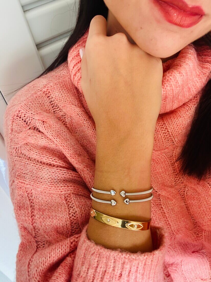 Heartini Silver Handcuff