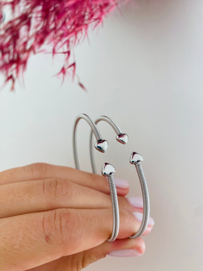 Heartini Silver Handcuff