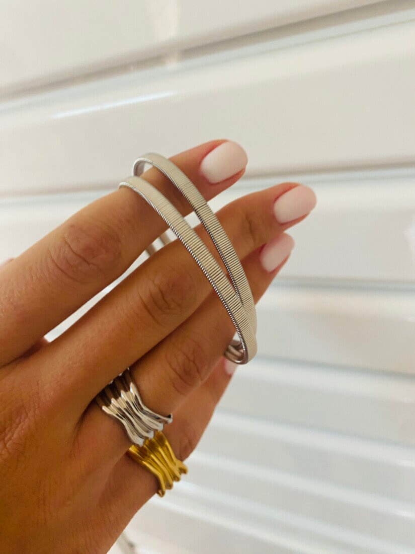 Cassia Silver Handcuff