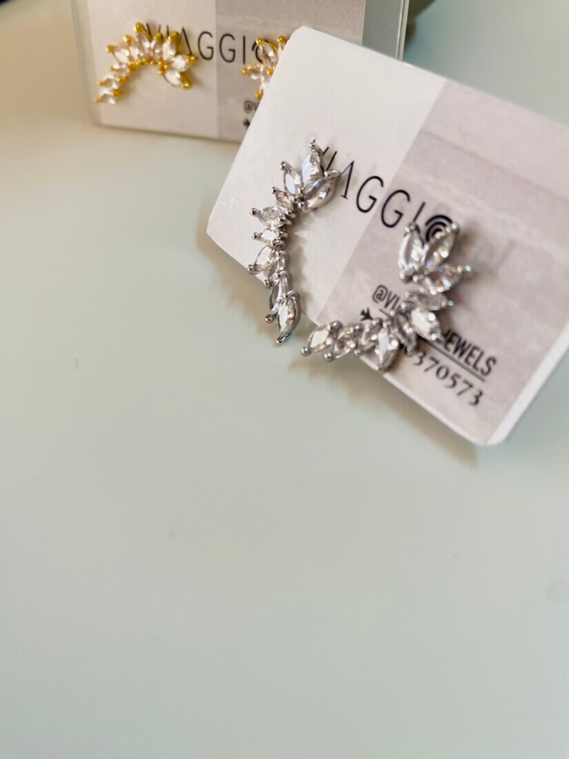 Fiore Silver Earring