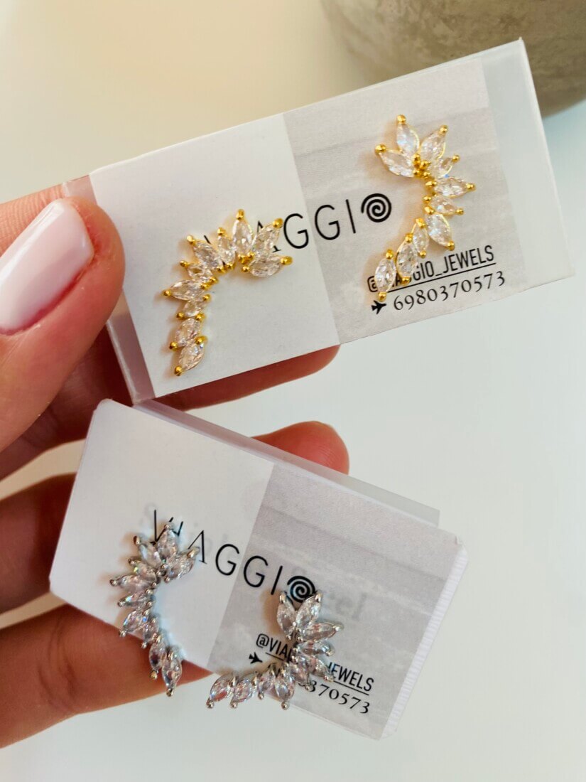 Fiore Silver Earring