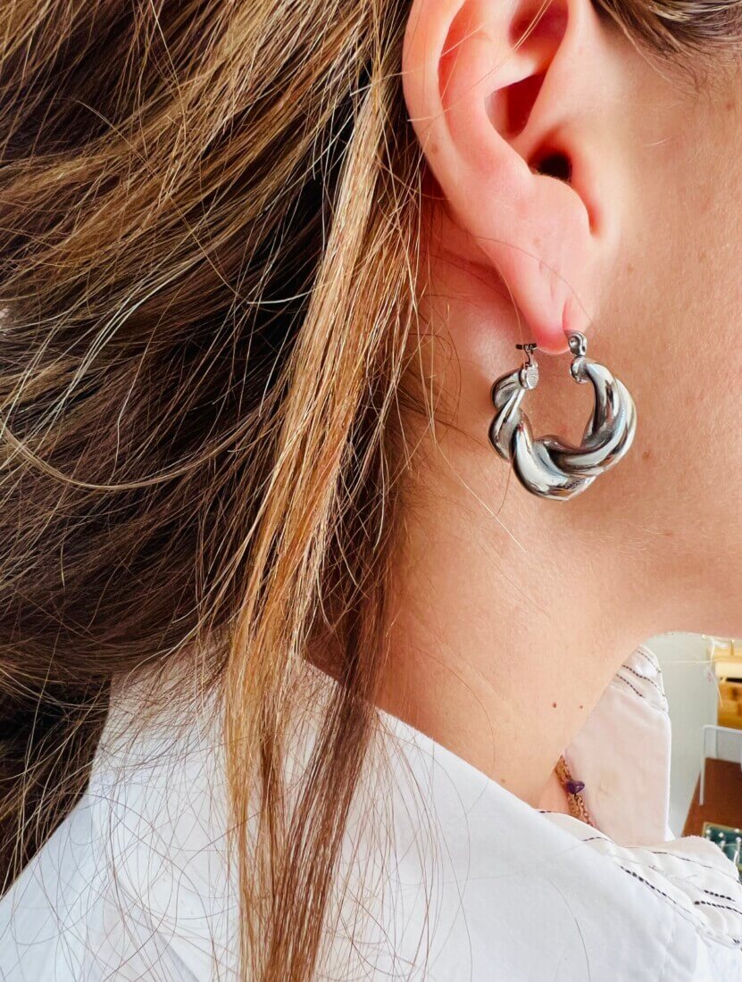 Livia Silver Earring