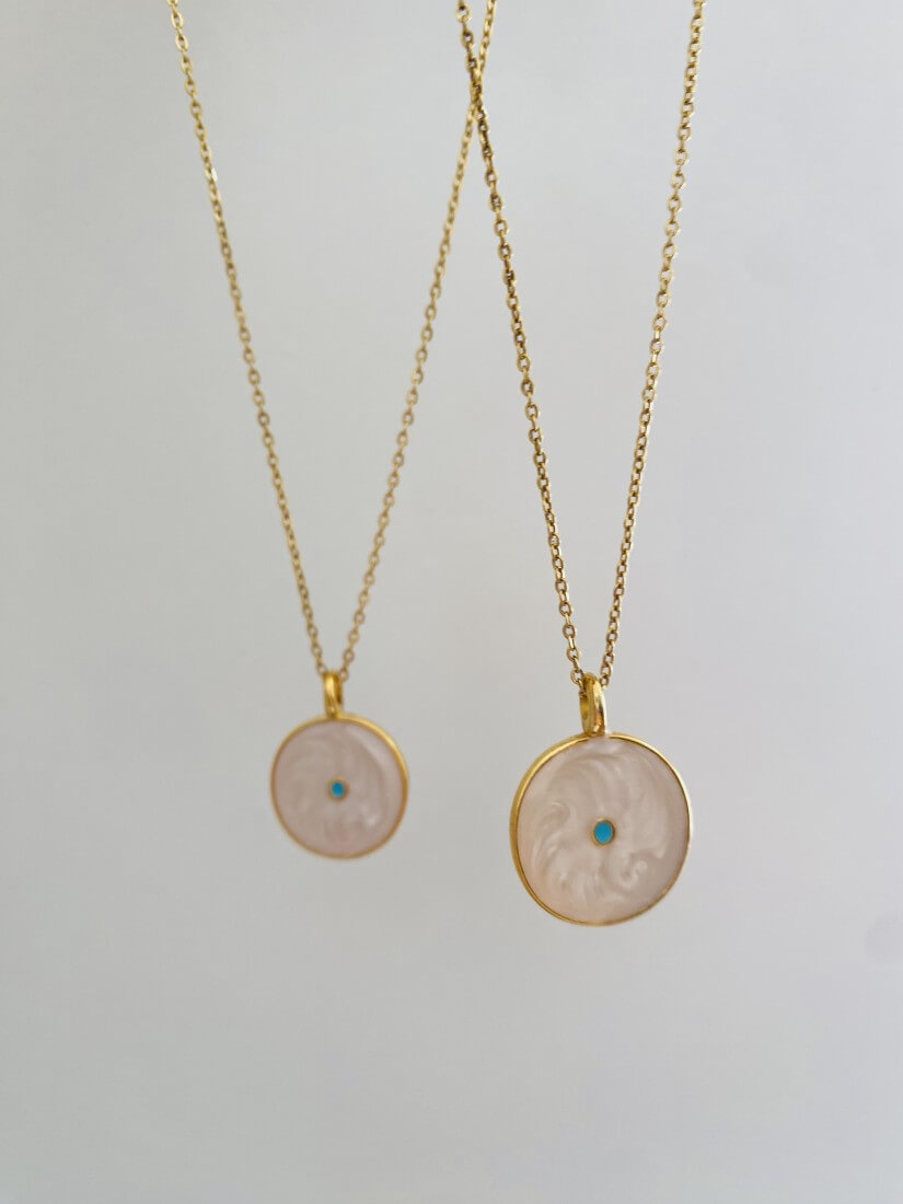 See you Gold Pendant