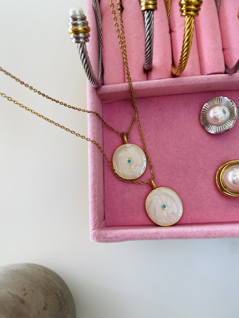 See you Gold Pendant