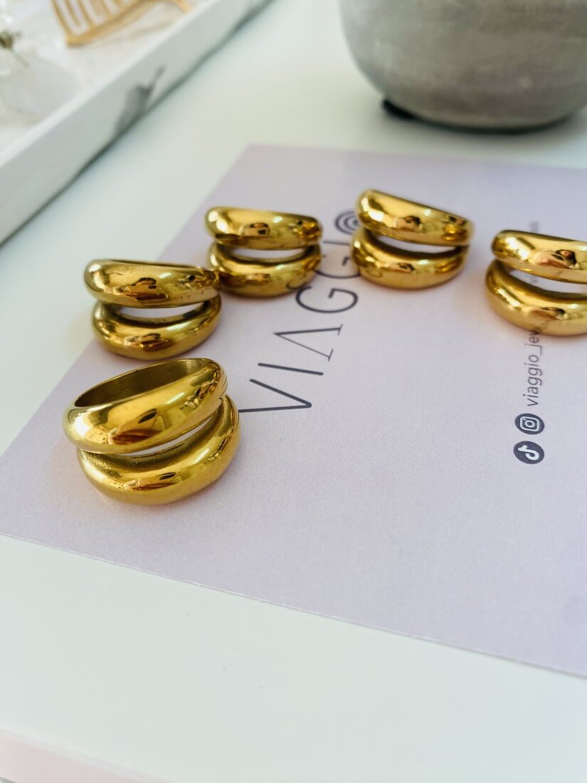 Double Dream Gold Ring