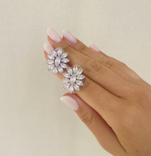 Cinderella Silver Earrings