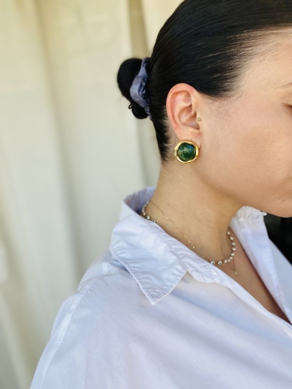 Ortensia Verde Earrings