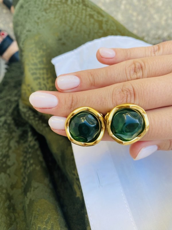 Ortensia Verde Earrings